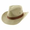 Hot Sale ⌛ Hats & Caps Men's Dorfman-Pacific Saguaro Shapeable Twill Outback Sun Hat 🎉