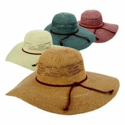 Deals 🥰 Hats & Caps 👩 Women's Dorfman-Pacific Eleanora Assorted Sun Hat 🔥
