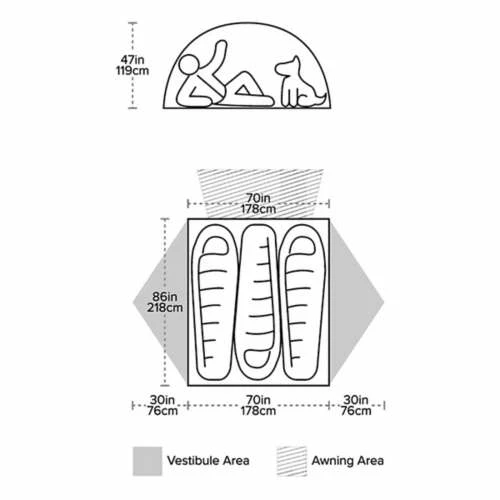 Budget ๐ Tents Big Agnes Salt Creek SL3 Tent ๐ฅ - Image 7