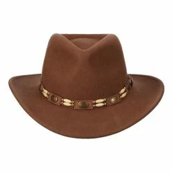 Deals 🧨 Hats & Caps Men's Dorfman-Pacific Knoxville Outback Cowboy Hat 🎁