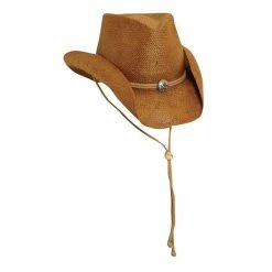 Discount ⭐ Hats & Caps 👩 Women's Dorfman-Pacific Shapeable Toyo Western Cowboy Hat 🎁
